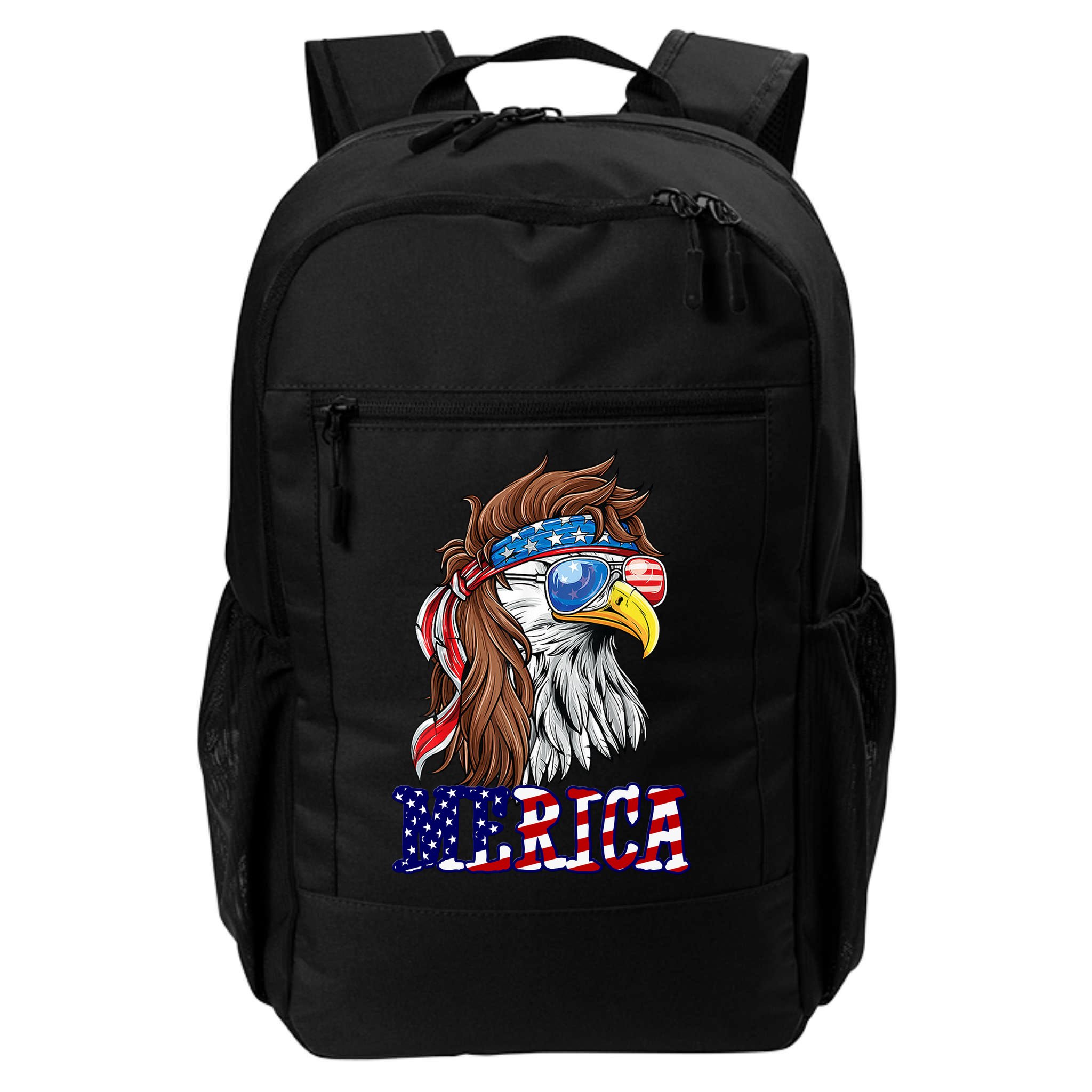 Merica Mullet Eagle Independence Day Backpack