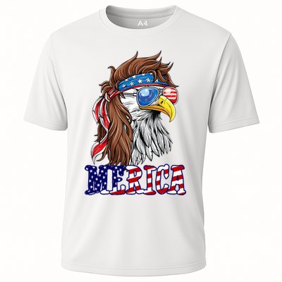 Merica Mullet Eagle Independence Day Performance Shirt