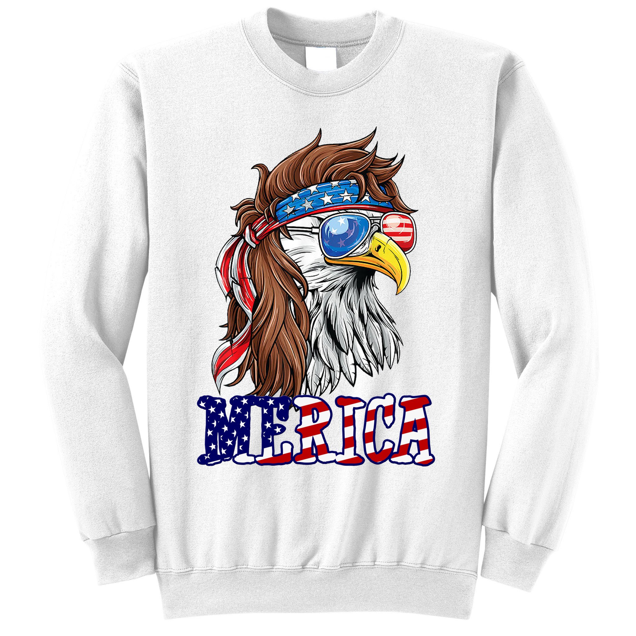 Merica Mullet Eagle Independence Day Sweatshirt