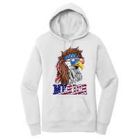 Merica Mullet Eagle Independence Day Women's Pullover Hoodie