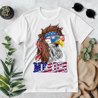 Merica Mullet Eagle Independence Day Premium T-Shirt