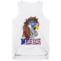 Merica Mullet Eagle Independence Day Tank Top