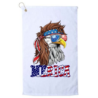 Merica Mullet Eagle Independence Day Golf Towel