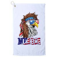 Merica Mullet Eagle Independence Day Golf Towel