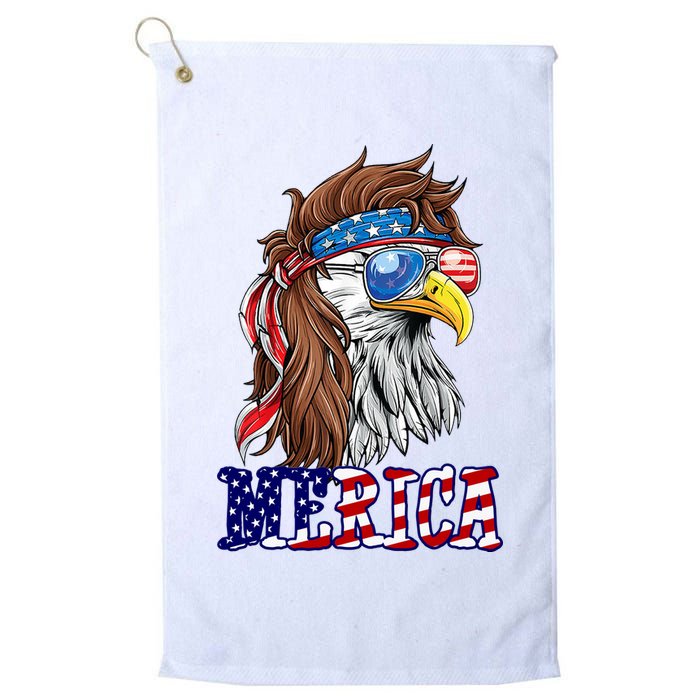 Merica Mullet Eagle Independence Day Golf Towel