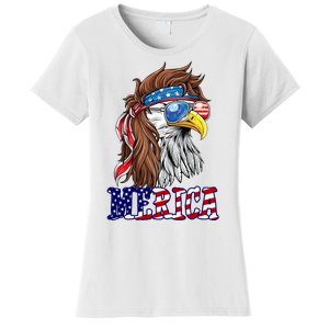 Merica Mullet Eagle Independence Day Women's T-Shirt