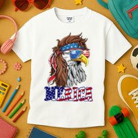 Merica Mullet Eagle Independence Day Kids T-Shirt