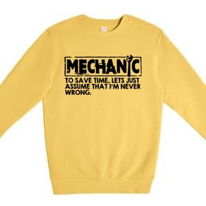 Mechanic Premium Crewneck Sweatshirt