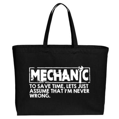 Mechanic Cotton Canvas Jumbo Tote