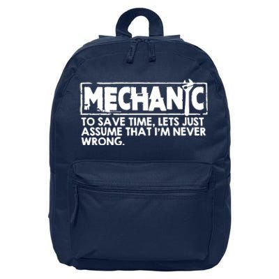 Mechanic 16 in Basic Backpack