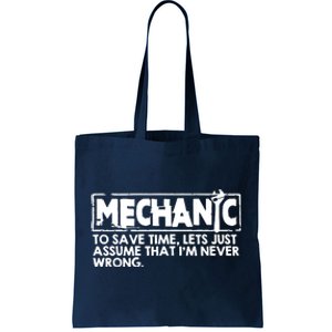 Mechanic Tote Bag