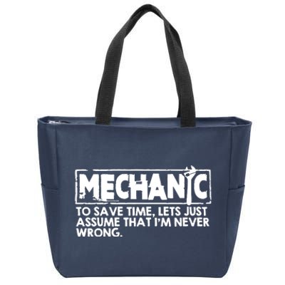 Mechanic Zip Tote Bag