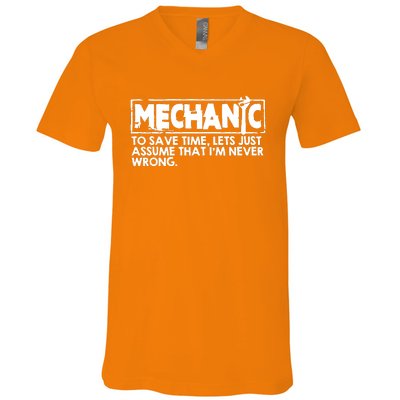 Mechanic V-Neck T-Shirt