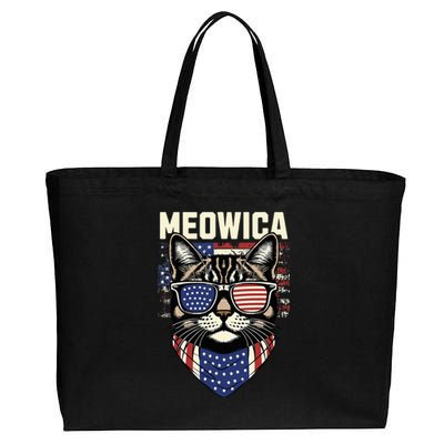 Meowica Cotton Canvas Jumbo Tote