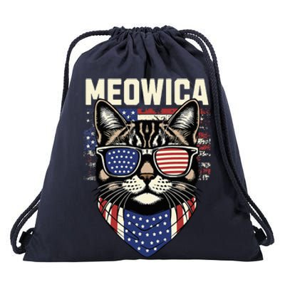 Meowica Drawstring Bag