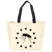 Mosquito Mississippi Flag Zip Tote Bag