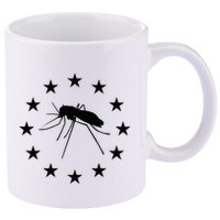 Mosquito Mississippi Flag 11oz C Handle Ceramic Mug