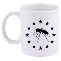 Mosquito Mississippi Flag 11oz C Handle Ceramic Mug