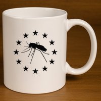 Mosquito Mississippi Flag 11oz C Handle Ceramic Mug