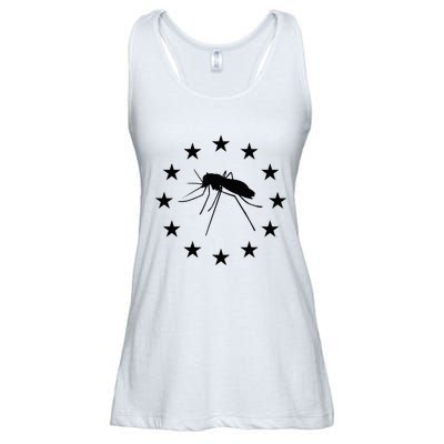 Mosquito Mississippi Flag Ladies Essential Flowy Tank