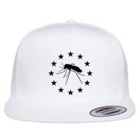 Mosquito Mississippi Flag Flat Bill Trucker Hat