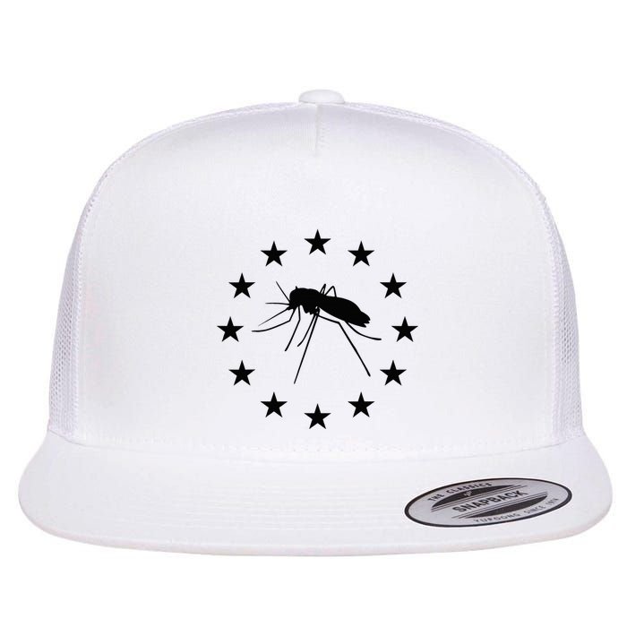 Mosquito Mississippi Flag Flat Bill Trucker Hat