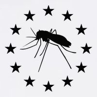 Mosquito Mississippi Flag Flat Bill Trucker Hat