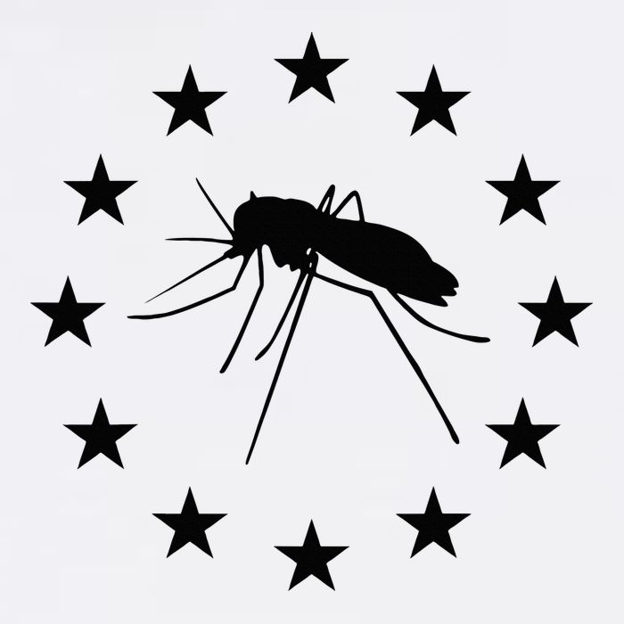 Mosquito Mississippi Flag Flat Bill Trucker Hat