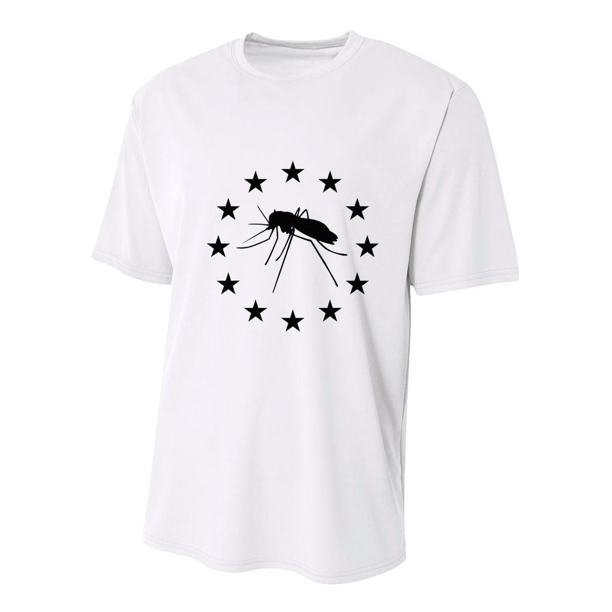 Mosquito Mississippi Flag Youth Performance Sprint T-Shirt