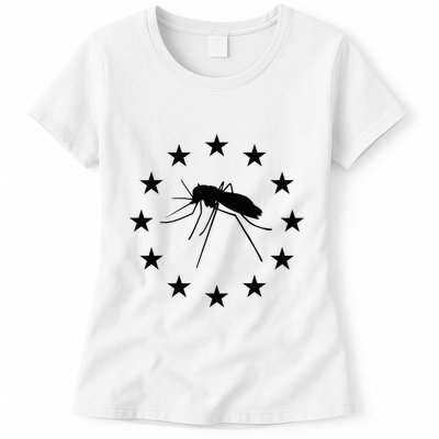 Mosquito Mississippi Flag Womens T-Shirt