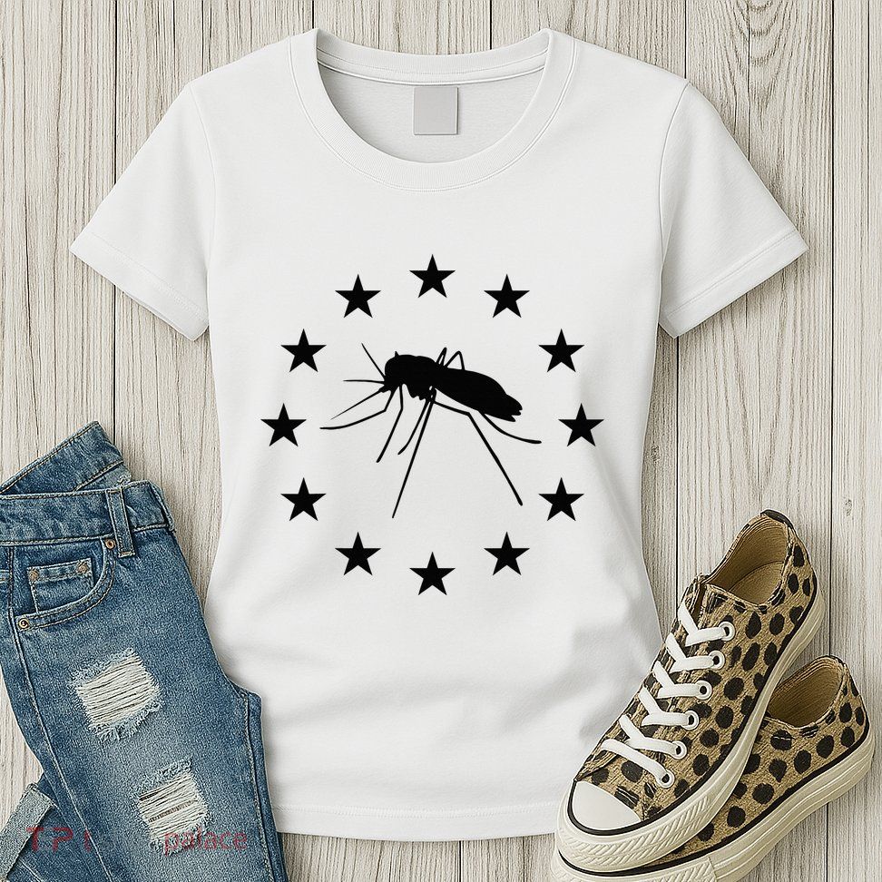 Mosquito Mississippi Flag Womens T-Shirt