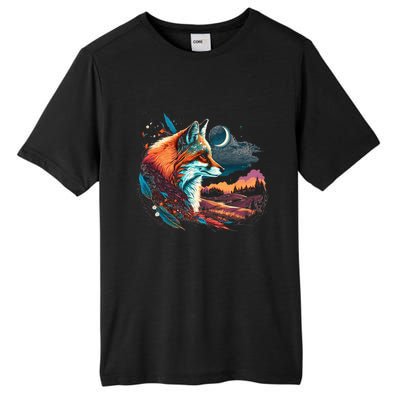 Majestic Moon Fox Tall Fusion ChromaSoft Performance T-Shirt