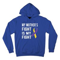 My Mother's Fight Is My Fight Bladder Cancer Warrior Meaningful Gift Hoodie