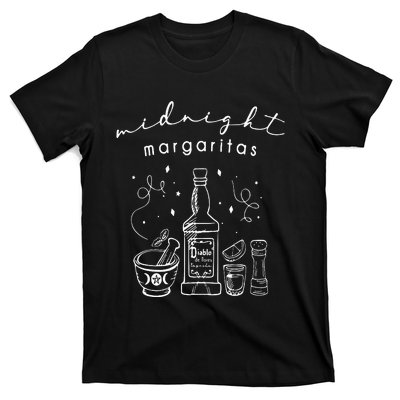 Midnight Margaritas Funny Halloween Witches T-Shirt