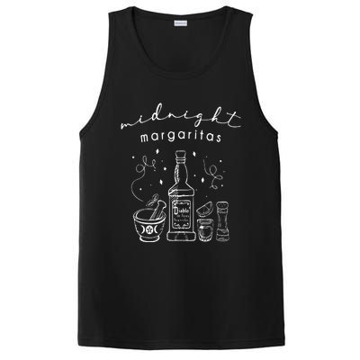 Midnight Margaritas Funny Halloween Witches PosiCharge Competitor Tank