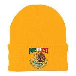 Mexico Mexican Flag Eagle And Snake Knit Cap Winter Beanie