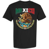 Mexico Mexican Flag Eagle And Snake Garment-Dyed Heavyweight T-Shirt
