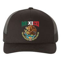 Mexico Mexican Flag Eagle And Snake Yupoong Adult 5-Panel Trucker Hat