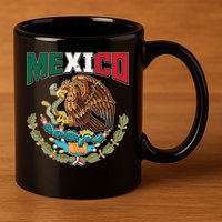 Mexico Mexican Flag Eagle And Snake 11oz C Handle Ceramic Mug