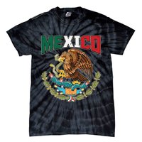 Mexico Mexican Flag Eagle And Snake Tie-Dye T-Shirt