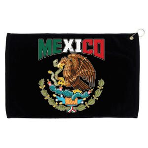 Mexico Mexican Flag Eagle And Snake Grommeted Golf Towel