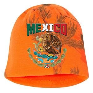 Mexico Mexican Flag Eagle And Snake Kati - Camo Knit Beanie