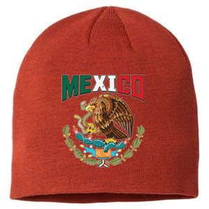 Mexico Mexican Flag Eagle And Snake Sustainable Beanie