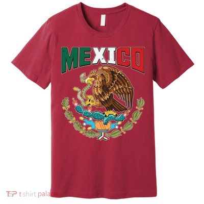 Mexico Mexican Flag Eagle And Snake Premium T-Shirt
