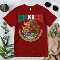 Mexico Mexican Flag Eagle And Snake Premium T-Shirt
