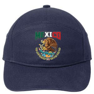 Mexico Mexican Flag Eagle And Snake 7-Panel Snapback Hat