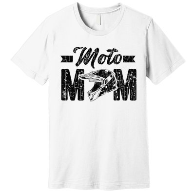 Moto Mom Funny Mudd Racing Bogging Mudding Graphic Premium T-Shirt