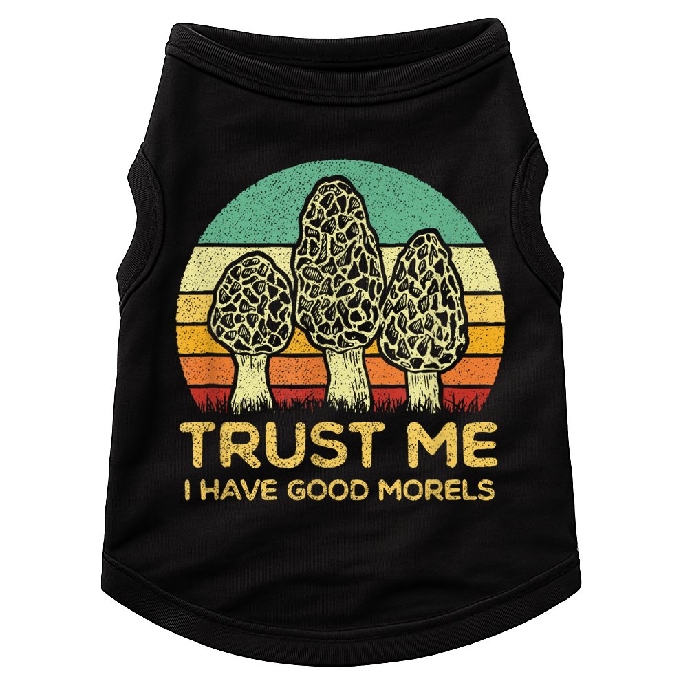 Morel Mushroom Funny Foraging Morels Hunters Doggie Tank
