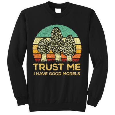 Morel Mushroom Funny Foraging Morels Hunters Sweatshirt