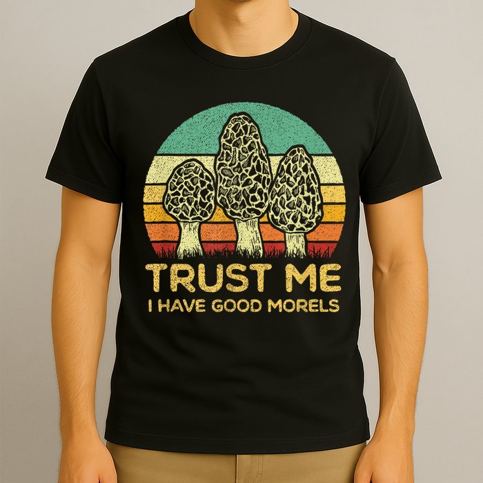 Morel Mushroom Funny Foraging Morels Hunters T-Shirt